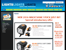 Tablet Screenshot of lightslightslights.co.uk